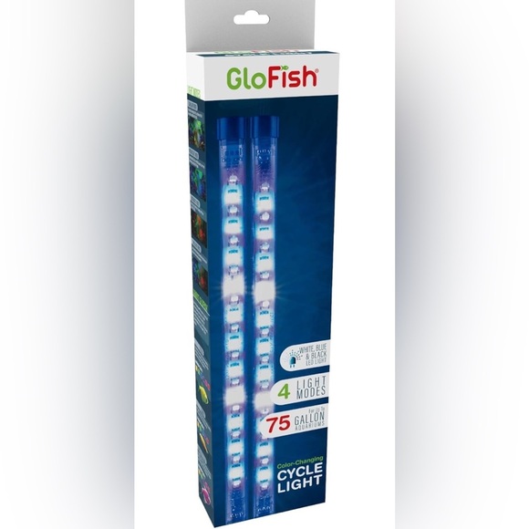 🆕 GloFish Color-Changing Cycle Light 75 Gallons, Four Color LED Light Modes🐠 🐟 🐡 - Picture 1 of 8